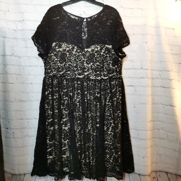 black lace dress Caspia Black Lace Bandage Midi Dress | Dresses